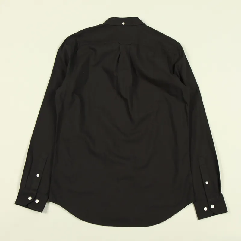 Farah Brewer LS Shirt - Black-2